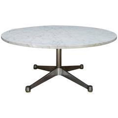 Eames Herman Miller Carrara Marble Cocktail Table