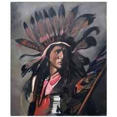'Dakota Sioux' Painting by Barbara Sandler 9