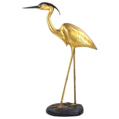 Vintage Life Size Heron - 1980s