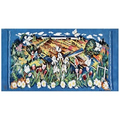 Lilly STEINER by Atelier Simone ANDRE, French Aubusson moderne tapestry - N 1556