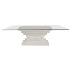 Merritt-Emanuel Ltd. Lucite Glass Dining Table