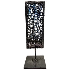 James Bearden Torch Cut Steel Brutalist Sculpture