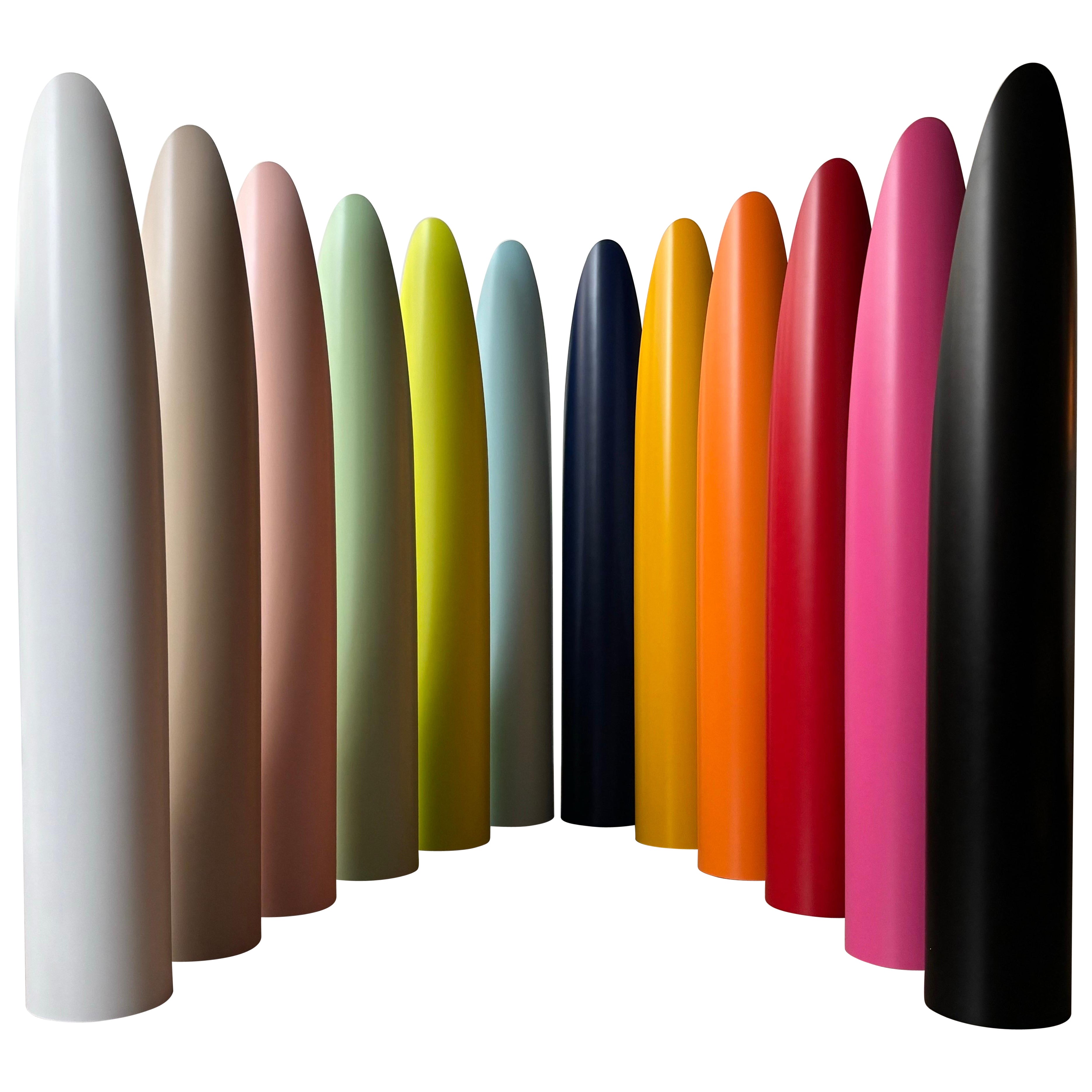 Pop art vintage Lipstick mirror Unghia by Rodolfo Bonetto, 1970s Italy