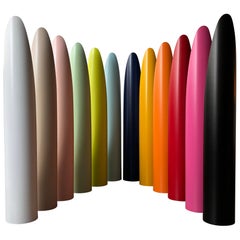 Pop art vintage Lipstick mirror Unghia by Rodolfo Bonetto, 1970s Italy