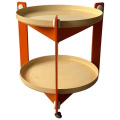 Space Age Trolley by Luigi Massoni for Guzzini, Italy, 1970s