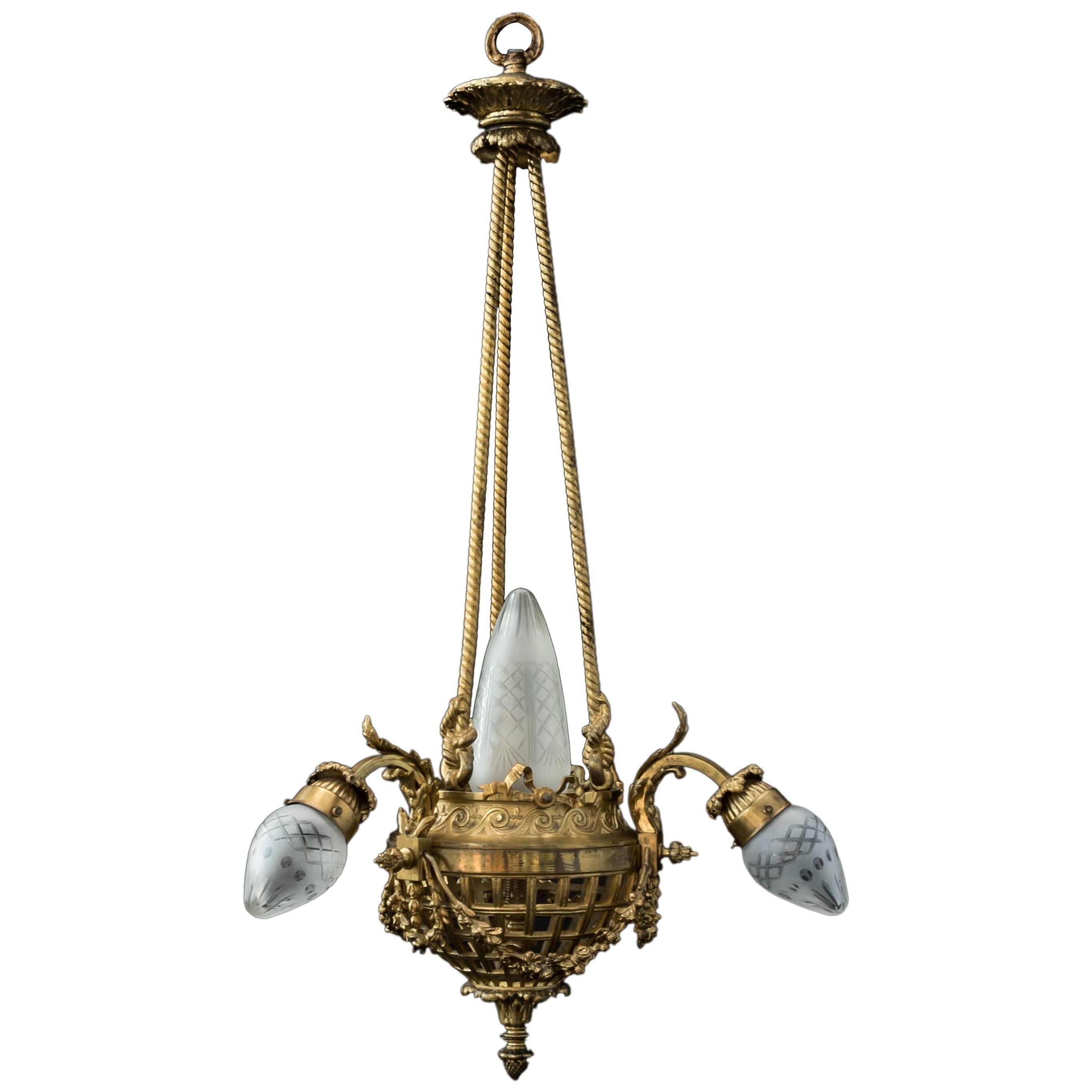 Late 19th Century Pendant Lamp from France For Sale