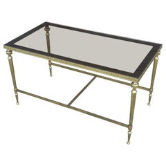 Maison Jansen Style Brass Coffee Table 1950s