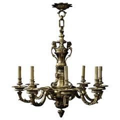 Late 19th Century Eight-Light Louis XV Style Chandelier 11