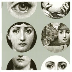 Cole & Son Wallpaper TEMA E VARIAZIONI Lina Cavalleri Face by Piero Fornasetti