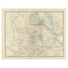 Abyssinia and Upper Nubia, 1903 - Detailed Map of the Horn of Africa Region