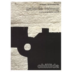 1990 Eduardo Chillida - Galerie Lelong Original Vintage Poster