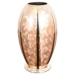 Antique Art Deco Silverplate Vase by WMF Ikora, Circa 1930s