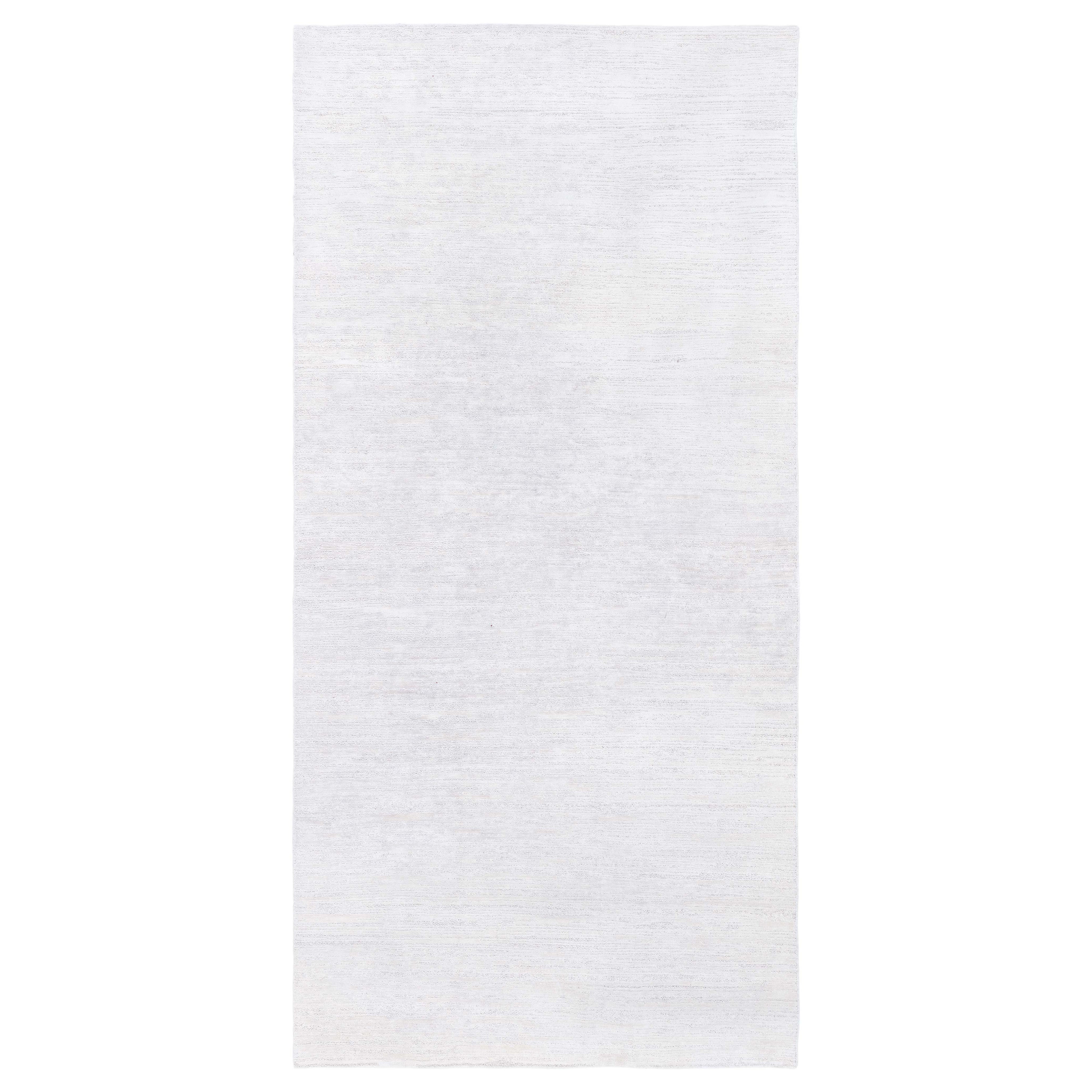 Tapis de course contemporain en soie et laine de Doris Leslie Blau