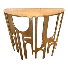 VLAB Brutalist Consol with Bronze finish limited Edition , 2008