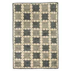 Contemporary Scandinavian Design Hand Knotted Wool Rug by Doris Leslie Blau