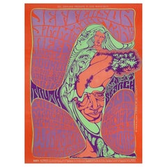 1967 Jefferson Airplane - Fillmore Auditorium Original Vintage Poster