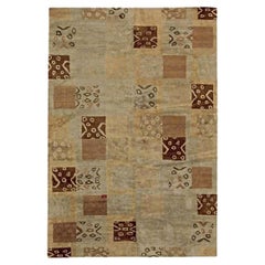 Modern Tibetan Brown Beige Rug by Doris Leslie Blau