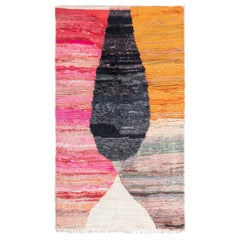 Modern Moroccan Abstract Handmade Wool Rug by Doris Leslie Blau