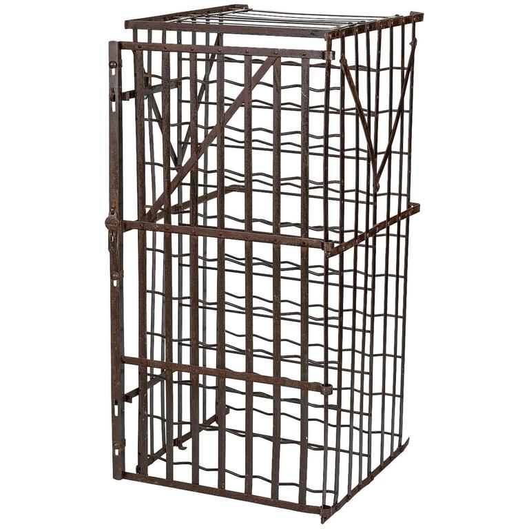Rigidex French Wine Cage For Sale at 1stdibs