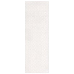 Tapis de course contemporain géométrique beige touffeté à la main par Doris Leslie Blau