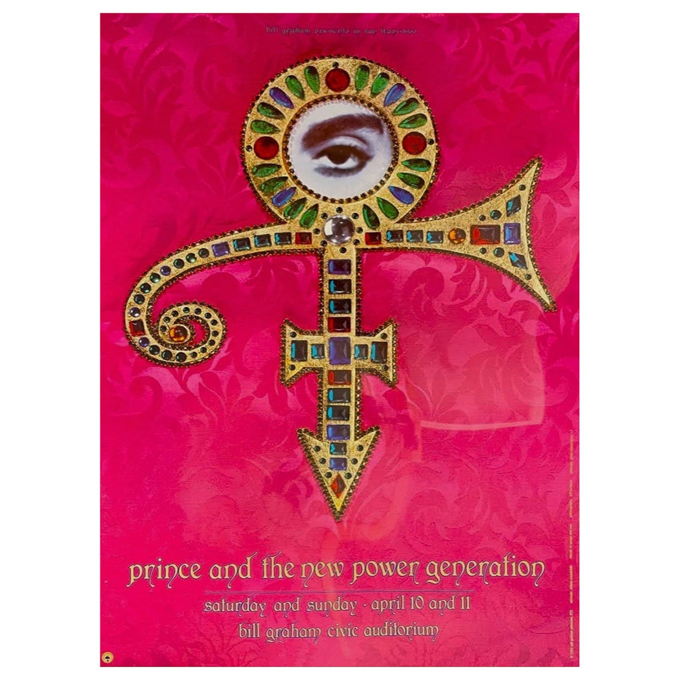 1993 Prince - San Francisco Original Vintage Poster