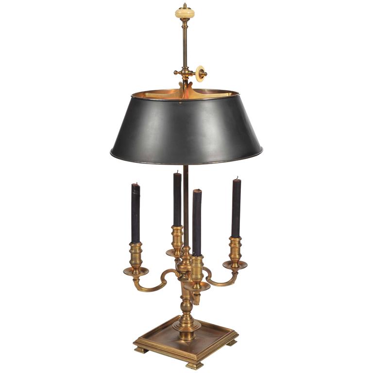 Brass Bouillotte Table Lamp by Chapman at 1stdibs