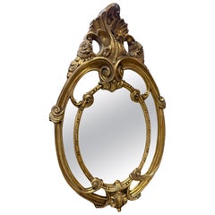 20th Century Giltwood Rococo-Style Mirror