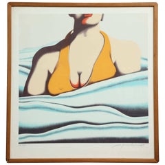 "The Beach" Serigraph by Jack Brusca 