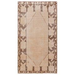 Doris Leslie Blau Midcentury Samarkand Handmade Wool Rug