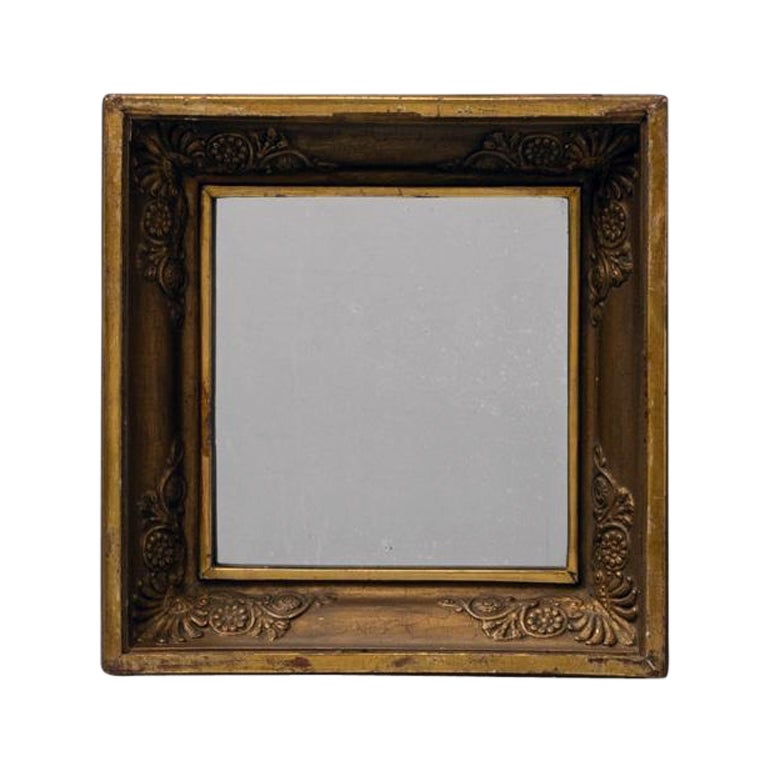 19th Century French Gilded Wooden Mirror