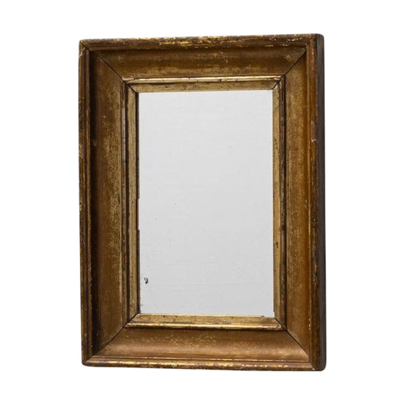 19th Century French Gilded Wooden Mirror