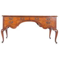 Antique Walnut Queen Anne Style Desk