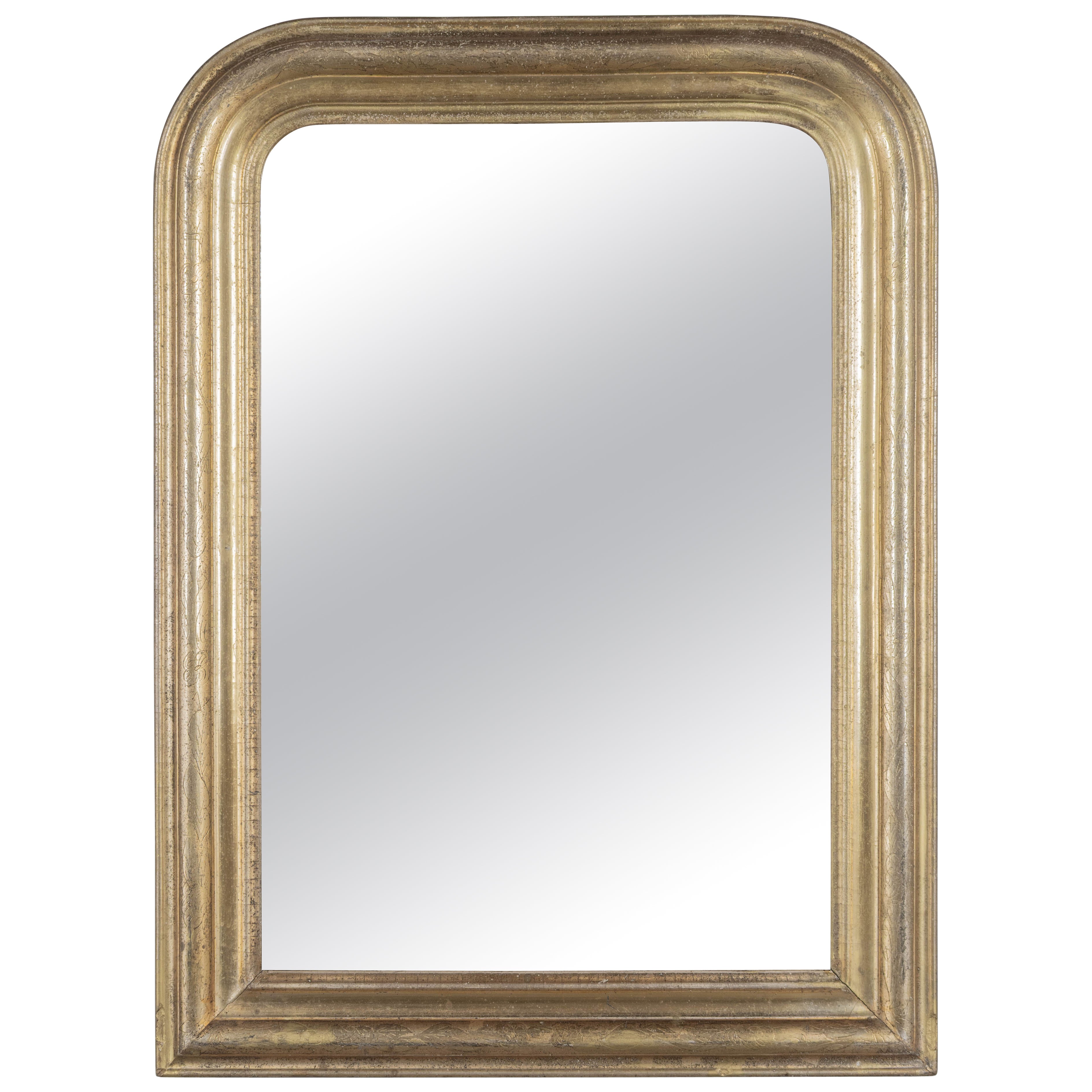 French Louis Philippe Giltwood Mirror