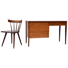 1950's Paul McCobb Planner Group Desk & Chair Set