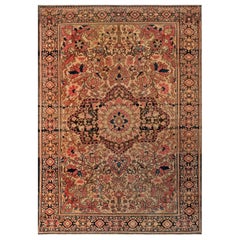Doris Leslie Blau Antique Persian Tabriz Handmade Wool Rug