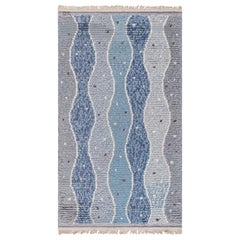 Doris Leslie Blau Vintage Swedish Shaggy Rya Rug
