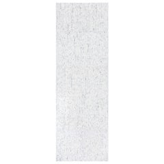 Contemporary Alpine Handmade in Natural Lambswool Runner by Doris Leslie Blau