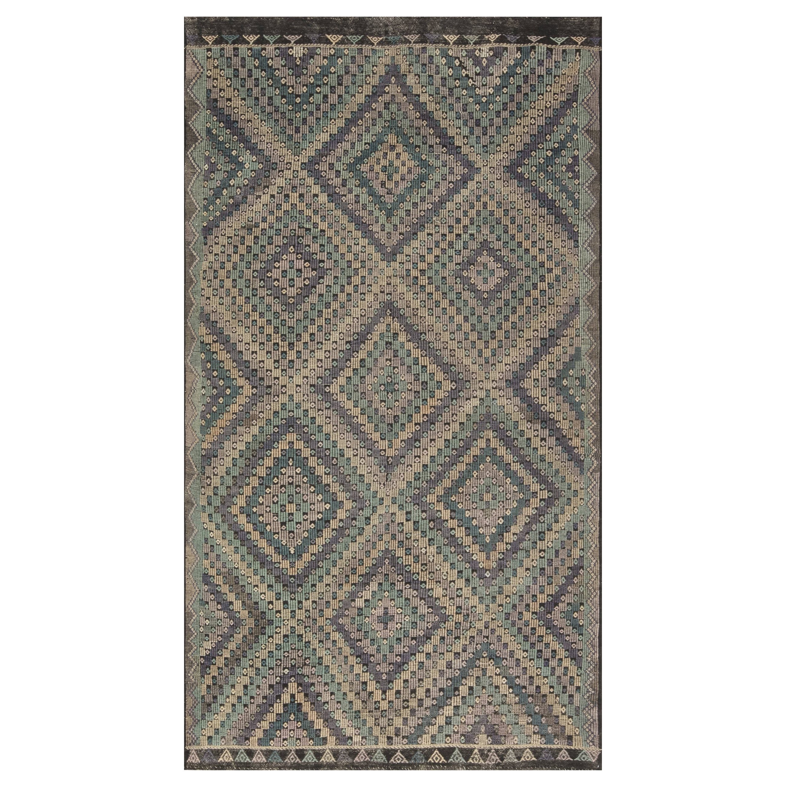 Doris Leslie Blau Mid-20th Century Moroccan Handmade Kilim Rug