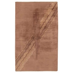 Doris Leslie Blau Mid-20th century Chinese Art Deco Handmade Wool Rug