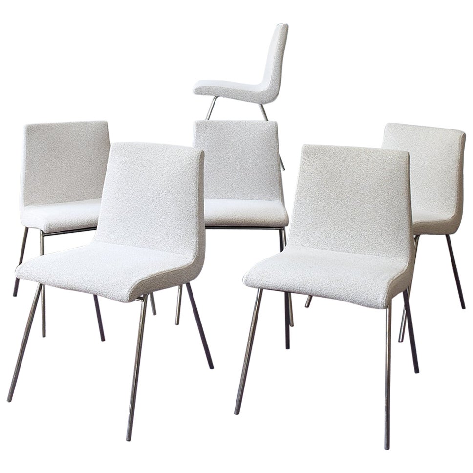 Set of 6 Ligne Roset TV Dining Chairs by Pierre Paulin