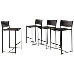 Italian modern metal plastic Spaghetti stool Giandomenico Belotti for Alias 1979