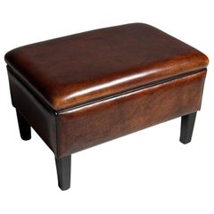 Dutch Sheepskin footstool classic