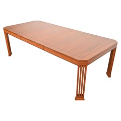 Used Stickley Mission Arts & Crafts Cherry Wood Extension Dining Table, Refinished