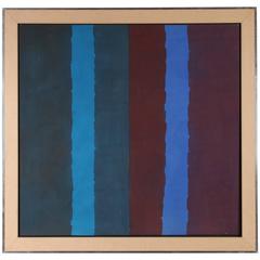 Two-Panel Abstract Oil on Canvas by John Phillip Murray