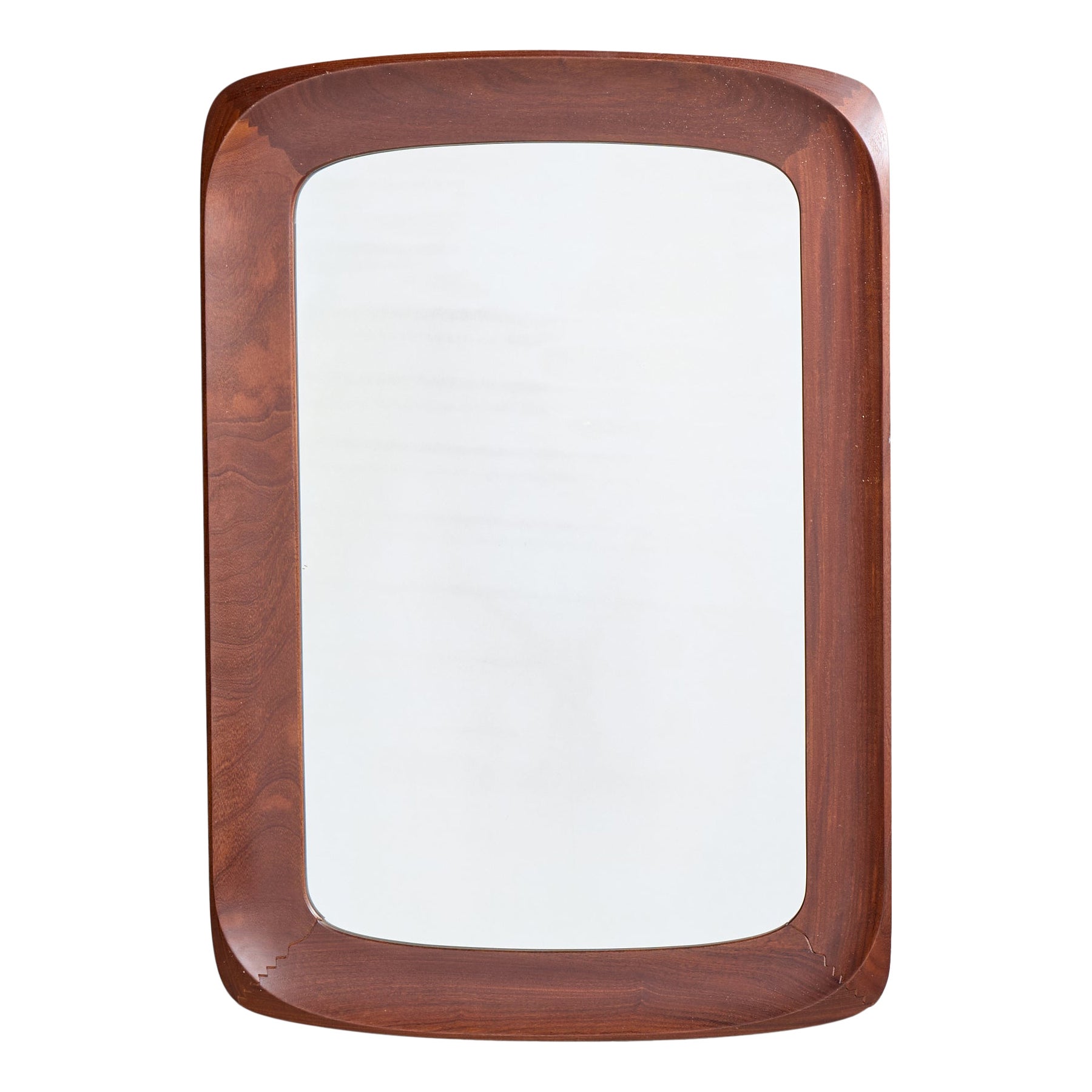 Glas & Trä, miroir mural, Oak Oak teinté, Suède, 1960 en vente