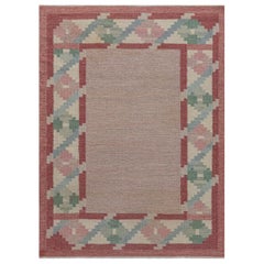 Vintage Swedish Flat-Weave Rug