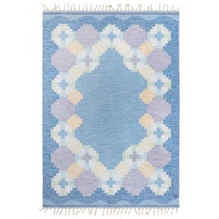 Doris Leslie Blau Vintage Swedish Flat Woven by Ingegerd Silow