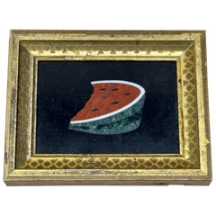 Italian Pietra Dura Watermelon Mosaic