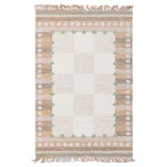 Doris Leslie Blau Vintage Swedish Flat Woven by Agda Osterberg