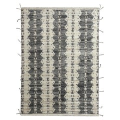 9x12 Ft Moroccan style Handmade Rug. 100% Natural Wool. Custom Options Available